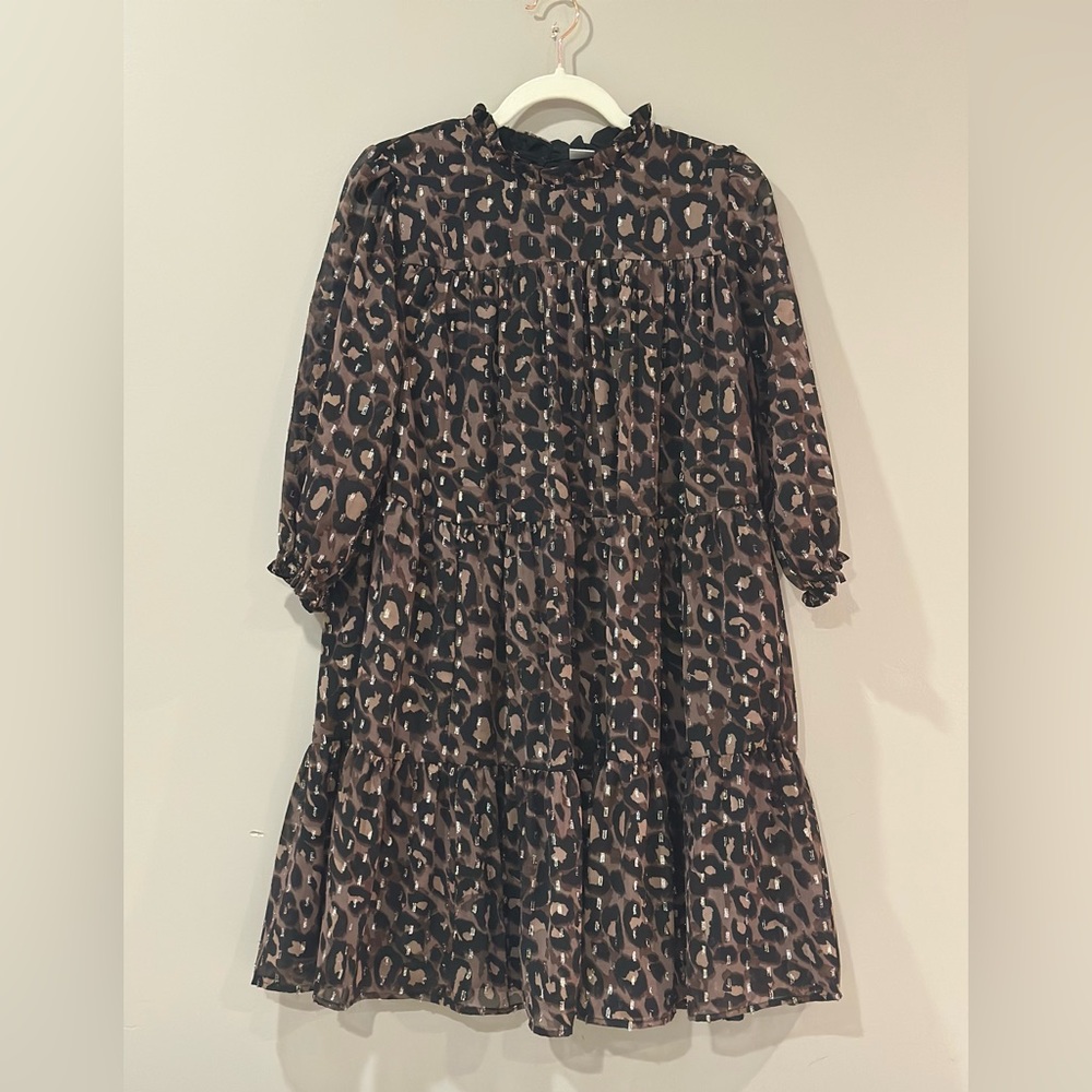 NWOT NEXT Leopard Print Kids Dress